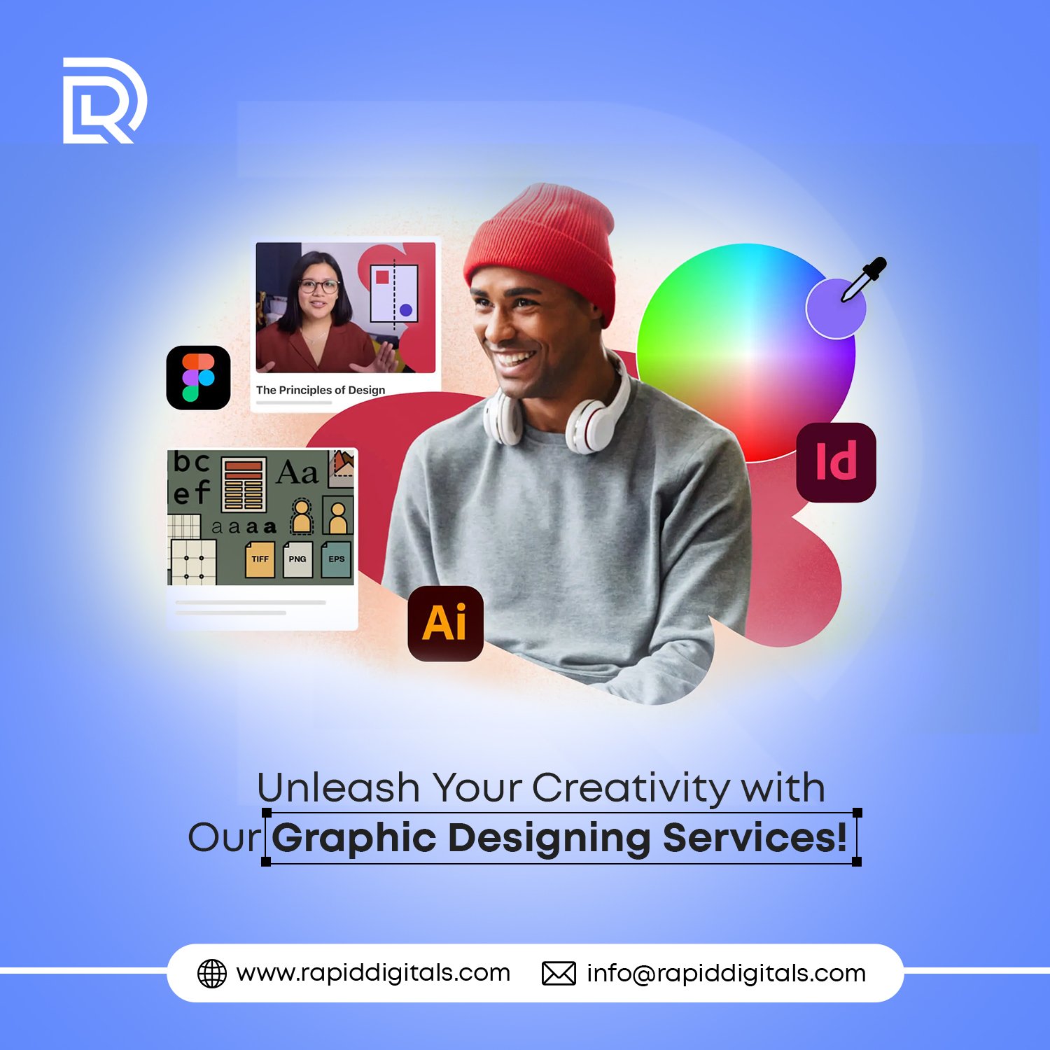Unleash Your Creativity with Our Graphic Designing Services!